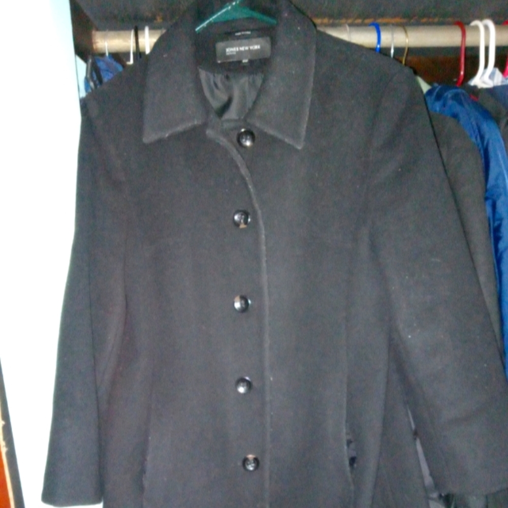 Jones New York Black pea coat